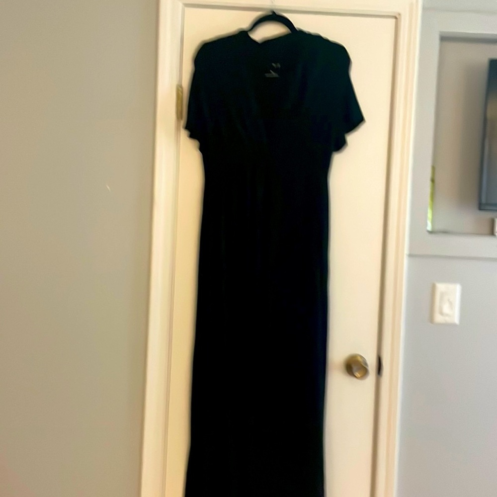XL Maternity Maxi Dress Black